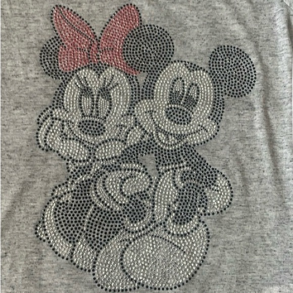 Disney Parks Women’s Heather Gray V-neck T-Shirt size (XS). - Picture 3 of 8